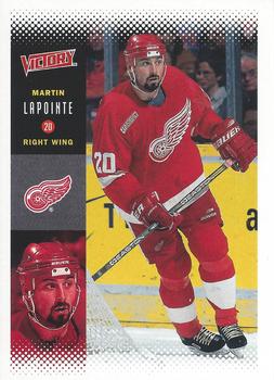 #91 Martin Lapointe - Detroit Red Wings - 2000-01 Upper Deck Victory Hockey