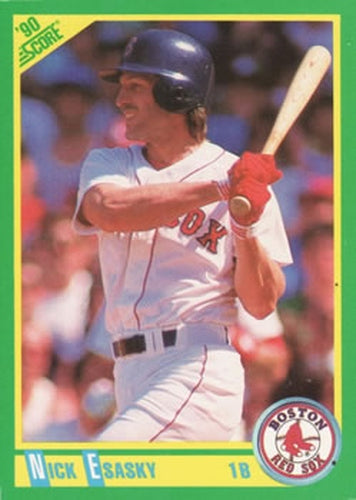 #91 Nick Esasky - Boston Red Sox - 1990 Score Baseball