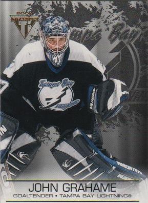 #91 John Grahame - Tampa Bay Lightning - 2003-04 Pacific Private Stock Titanium Hockey