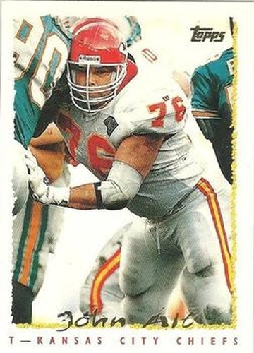 #91 John Alt - Kansas City Chiefs - 1995 Topps Football