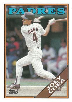 #91 Joey Cora - San Diego Padres - 1988 Topps Baseball