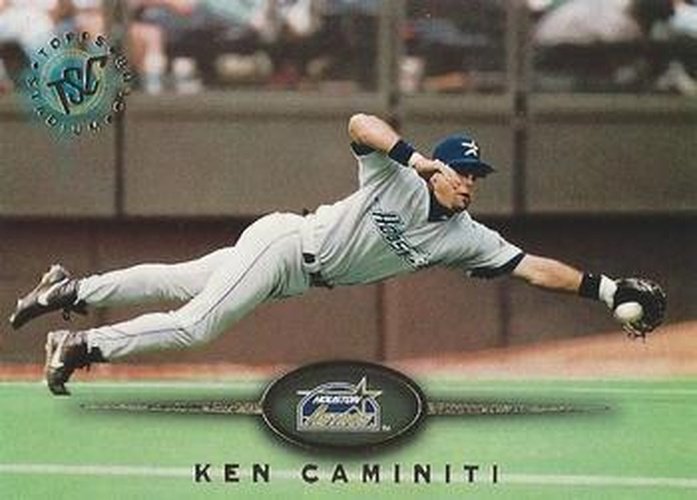 #91 Ken Caminiti - Houston Astros - 1995 Stadium Club Baseball