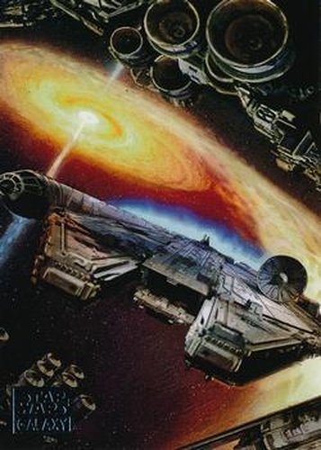#91 The Millennium Falcon's Escape - 2018 Topps Star Wars Galaxy 8