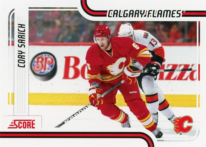 #91 Cory Sarich - Calgary Flames - 2011-12 Score Hockey