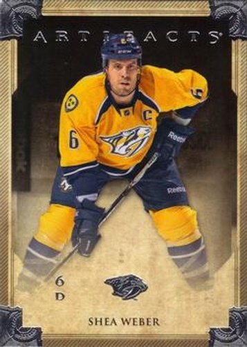 #91 Shea Weber - Nashville Predators - 2013-14 Upper Deck Artifacts Hockey