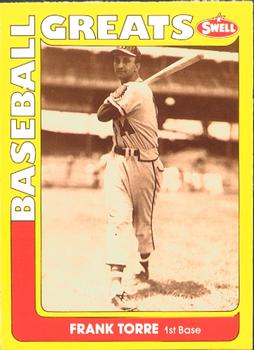 #91 Frank Torre - Milwaukee Braves - 1991 Swell Baseball Greats