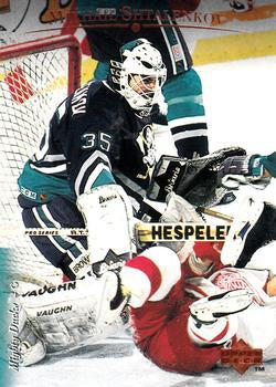 #91 Mikhail Shtalenkov - Anaheim Mighty Ducks - 1995-96 Upper Deck Hockey