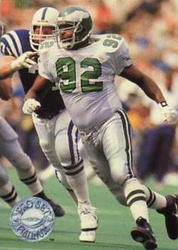 #91 Reggie White - Philadelphia Eagles - 1991 Pro Set Platinum Football