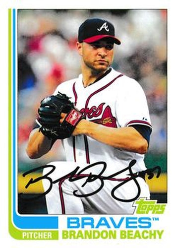 #91 Brandon Beachy - Atlanta Braves - 2013 Topps Archives Baseball