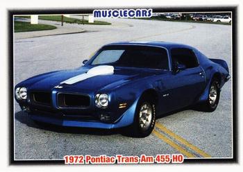 #91 1972 Pontiac Trans Am 455 HO - 1992 Collect-A-Card Muscle Cars
