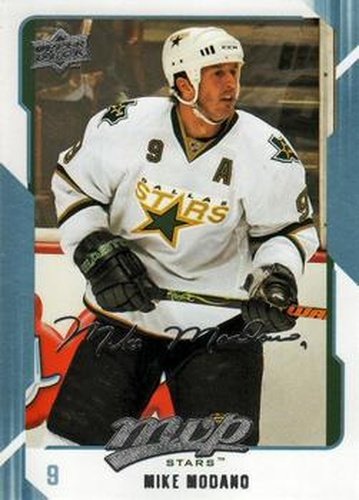 #91 Mike Modano - Dallas Stars - 2008-09 Upper Deck MVP Hockey