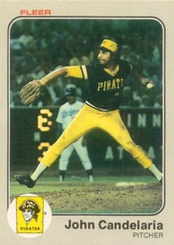 #304 John Candelaria - Pittsburgh Pirates - 1983 Fleer Baseball