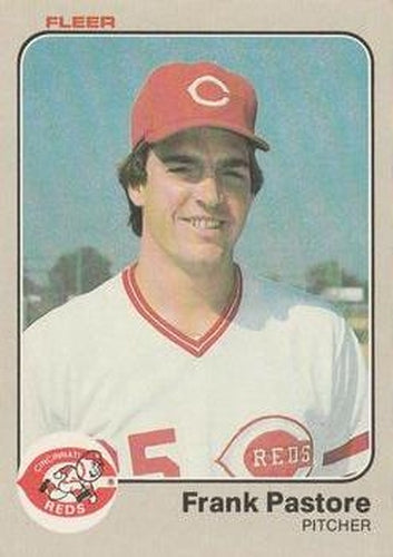 #599 Frank Pastore - Cincinnati Reds - 1983 Fleer Baseball