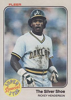 #639 Rickey Henderson - Oakland Athletics - 1983 Fleer Baseball