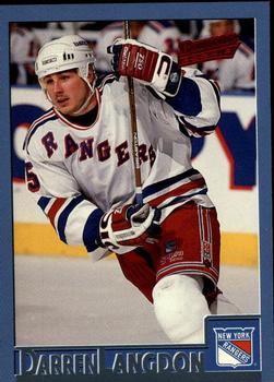 #92 Darren Langdon - New York Rangers - 1995-96 Bowman Hockey