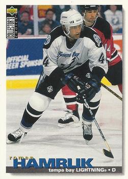 1995-96 Roman Hamrlik Tampa Bay Lightning Game Worn Jersey - 1st All Star  Season - Career Best 16-Goals, 49-Assists & 65-Points - Photo Match: