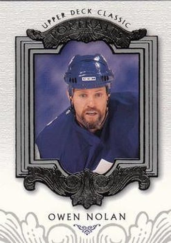#92 Owen Nolan - Toronto Maple Leafs - 2003-04 Upper Deck Classic Portraits Hockey
