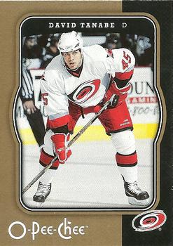 #92 David Tanabe - Carolina Hurricanes - 2007-08 O-Pee-Chee Hockey