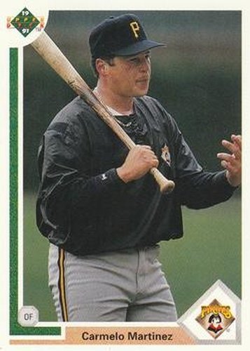 #92 Carmelo Martinez - Pittsburgh Pirates - 1991 Upper Deck Baseball