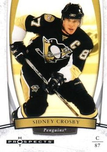 #92 Sidney Crosby - Pittsburgh Penguins - 2007-08 Fleer Hot Prospects Hockey