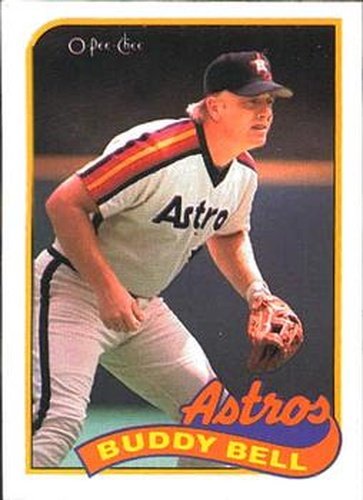 #92 Buddy Bell - Houston Astros - 1989 O-Pee-Chee Baseball