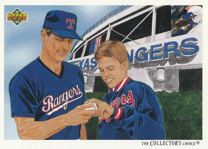 #92 Nolan Ryan - Texas Rangers - 1992 Upper Deck Baseball