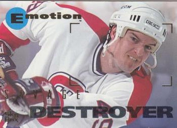 #92 Brian Savage - Montreal Canadiens - 1995-96 SkyBox E-Motion Hockey