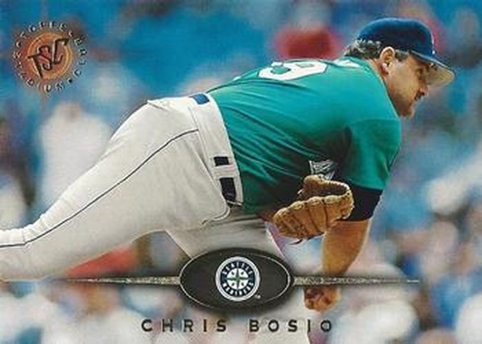 #92 Chris Bosio - Seattle Mariners - 1995 Stadium Club Baseball