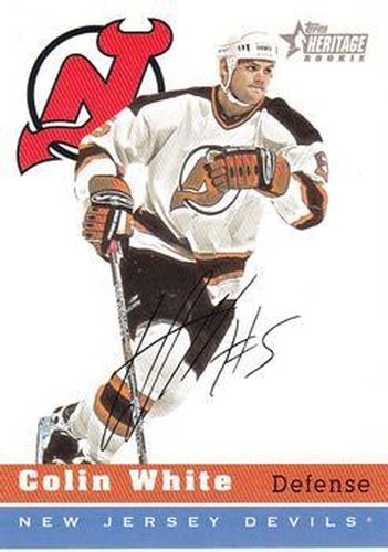 #92 Colin White - New Jersey Devils - 2000-01 Topps Heritage Hockey