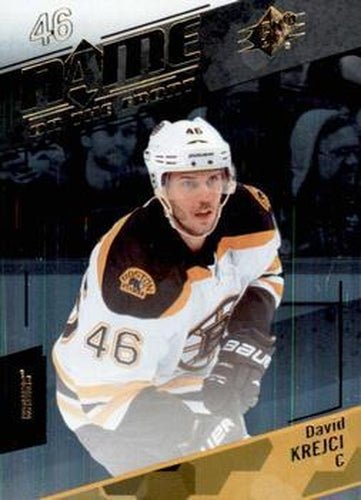 #92 David Krejci - Boston Bruins - 2015-16 SPx Hockey