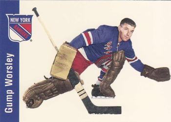 #92 Gump Worsley - New York Rangers - 1994 Parkhurst Missing Link 1956-57 Hockey
