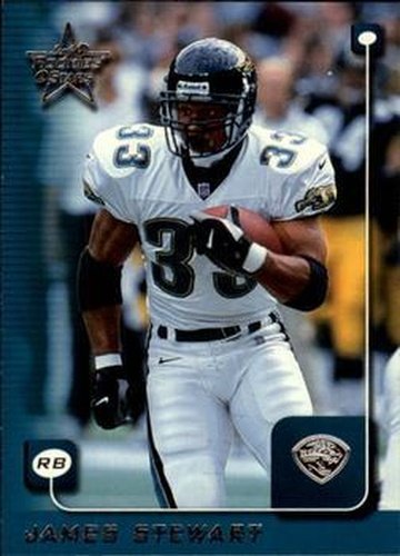 #92 James Stewart - Jacksonville Jaguars - 1999 Leaf Rookies & Stars Football