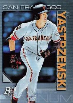 #92 Mike Yastrzemski - San Francisco Giants - 2020 Bowman Platinum Baseball