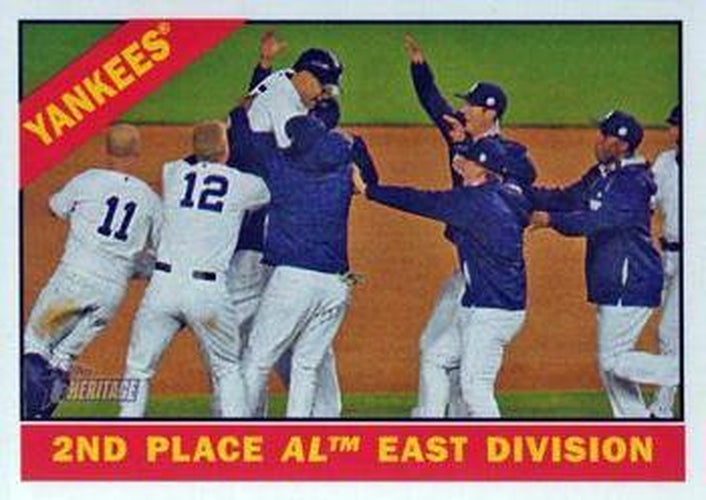 #92 2nd Place AL East Division New York Yankees - New York Yankees - 2015 Topps Heritage Baseball
