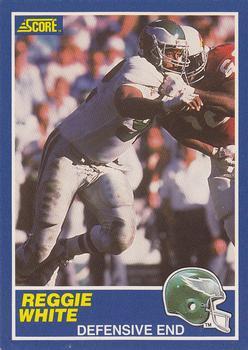 #92 Reggie White - Philadelphia Eagles - 1989 Score Football