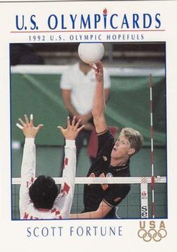 #92 Scott Fortune - USA - 1992 Impel U.S. Olympic Hopefuls