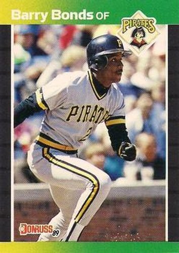 #92 Barry Bonds - Pittsburgh Pirates - 1989 Donruss Baseball