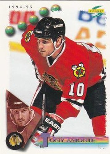 #92 Tony Amonte - Chicago Blackhawks - 1994-95 Score Hockey