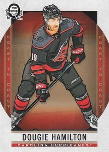 #92 Dougie Hamilton - Carolina Hurricanes - 2018-19 O-Pee-Chee Coast to Coast Hockey