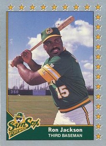 #92 Ron Jackson - Fort Myers Sun Sox - 1990 Pacific Senior League Baseball