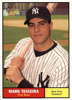 #92a Mark Teixeira - New York Yankees - 2010 Topps Heritage Baseball