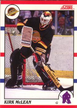 #93 Kirk McLean - Vancouver Canucks - 1990-91 Score Canadian Hockey