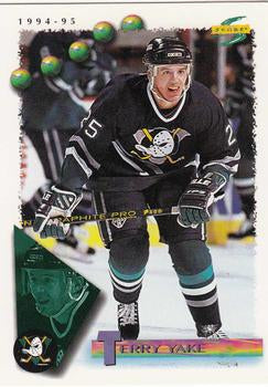 #93 Terry Yake - Anaheim Mighty Ducks - 1994-95 Score Hockey