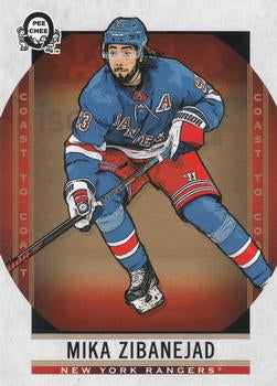 #93 Mika Zibanejad - New York Rangers - 2018-19 O-Pee-Chee Coast to Coast Hockey