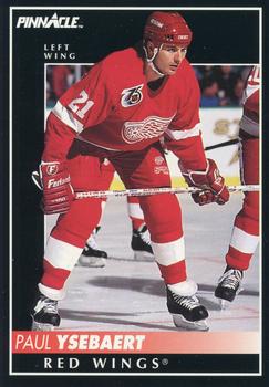 #93 Paul Ysebaert - Detroit Red Wings - 1992-93 Pinnacle Canadian Hockey