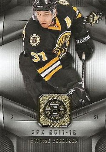 #93 Patrice Bergeron - Boston Bruins - 2011-12 SPx Hockey