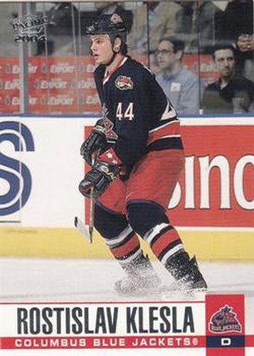 #93 Rostislav Klesla - Columbus Blue Jackets - 2003-04 Pacific Hockey