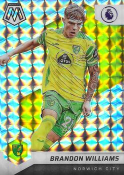 #93 Brandon Williams - Norwich City - 2021-22 Panini Mosaic Premier League - Mosaic Soccer