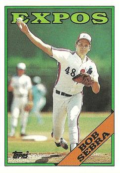 #93 Bob Sebra - Montreal Expos - 1988 Topps Baseball