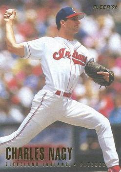 #93 Charles Nagy - Cleveland Indians - 1996 Fleer Baseball